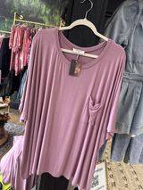 Friday the 13th sale - Mauve oversized Tee size 1XL