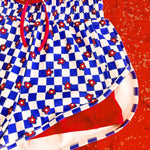 Red White & Blue High Waist Tummy Control Shorts - Pre Order