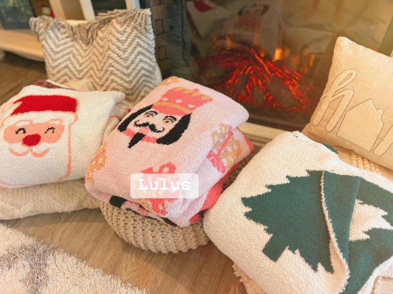 Barefoot Dreams Style Holiday Blanket - Pre Order