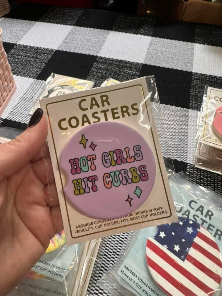 Accessories & Self care items - Hot girls hit curbs coaster