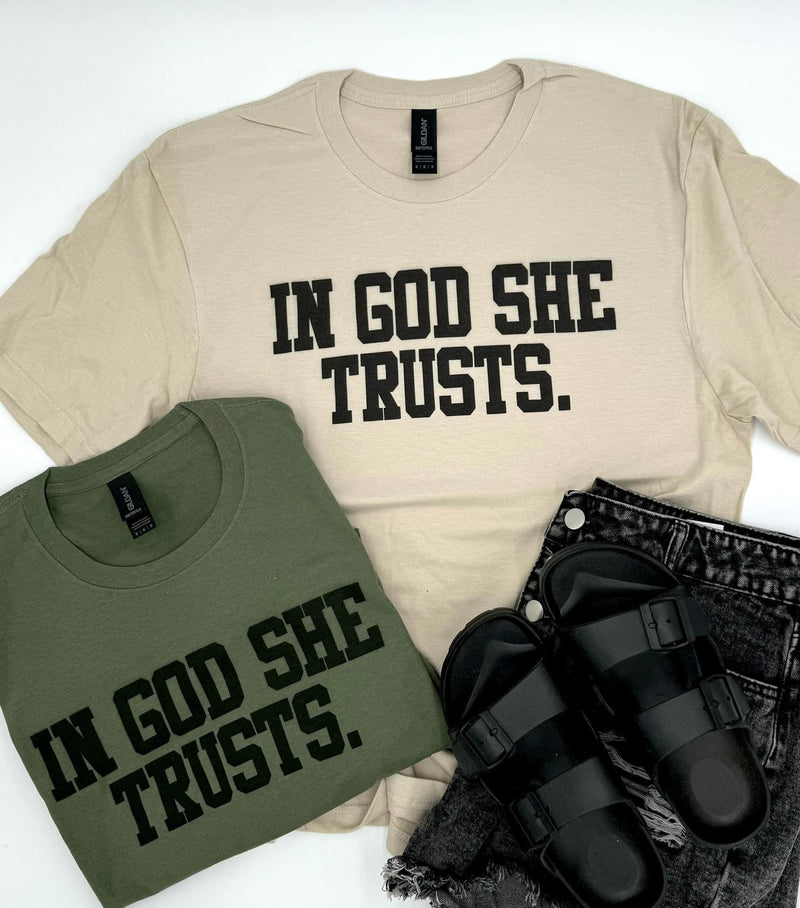 In God She Trusts Tee - Pre Order