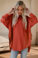 Contrast Drop Shoulder Sweatshirt - Pre Order