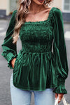 Ribbed On or Off Shoulder Blouse - Pre Order