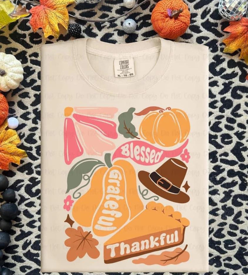 Blessed Grateful Thankul Tee- Pre Order