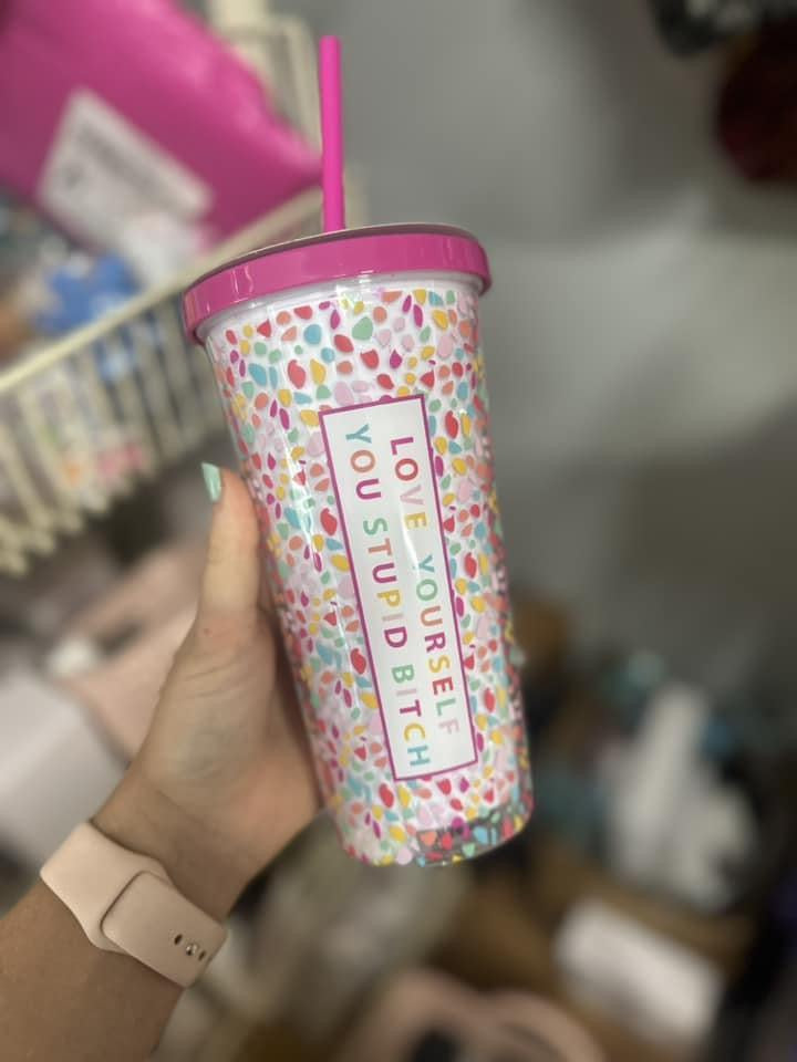 Double Wall Love yourself tumbler