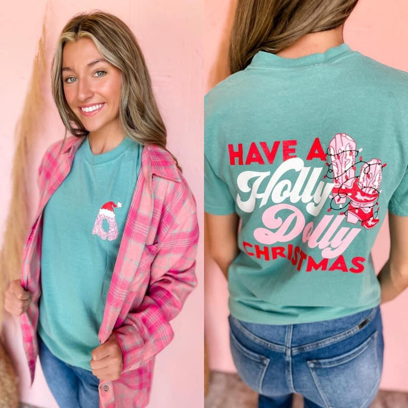 Have a Holly Dolly Christmas tee - Pre Order