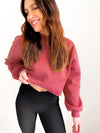 The Izzy Inside-out Cropped Sweatshirt - Pre Order