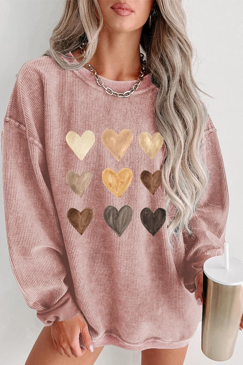 Ribbed shades of love pullover - Pre Order