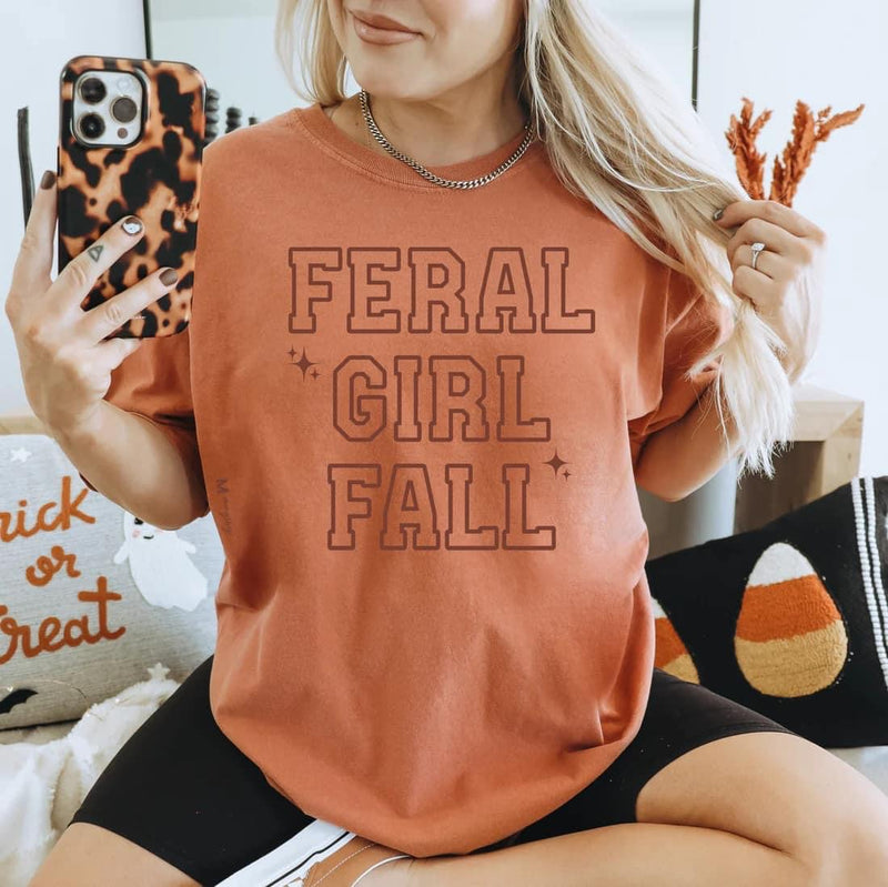 Feral Girl Fall Tee - Pre Order