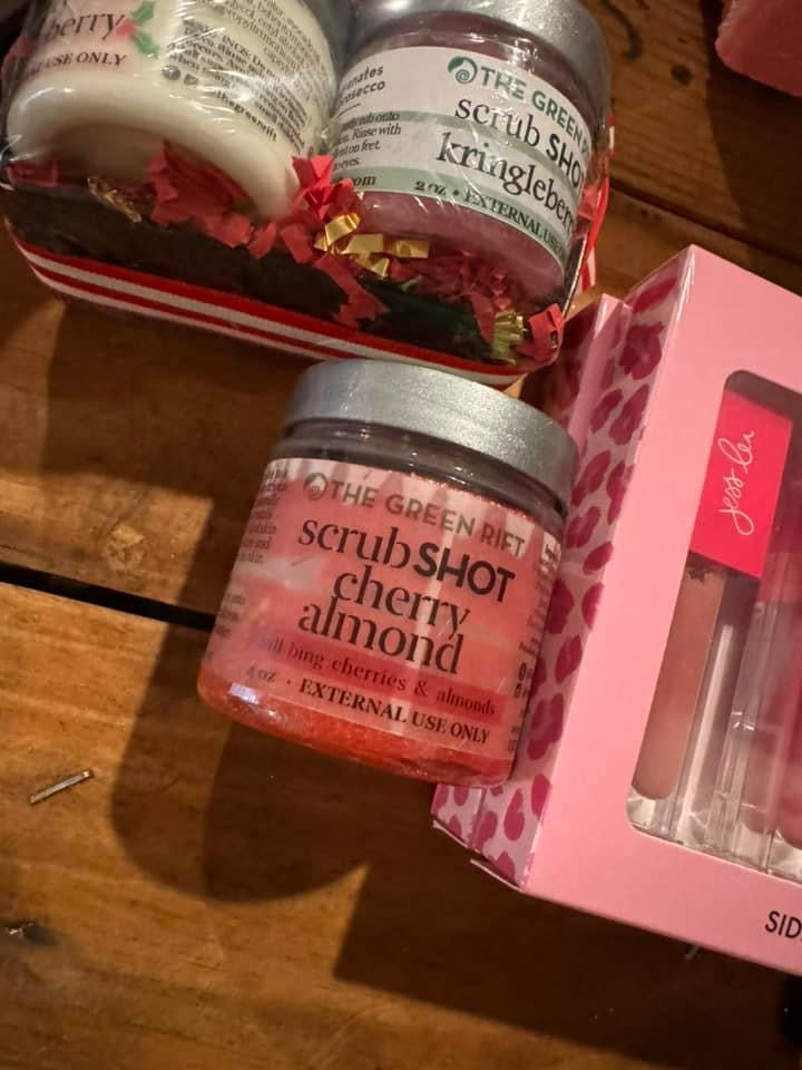 Cherry almond body scrub