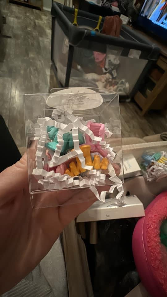 Box of mini hair clips