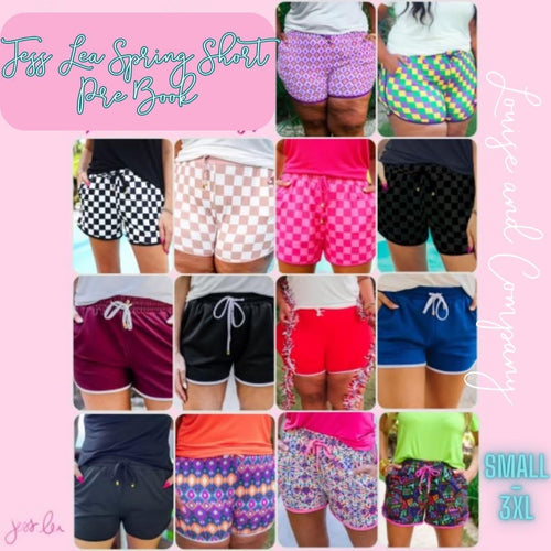 Jess Lea Every Day Shorts - Pre Order
