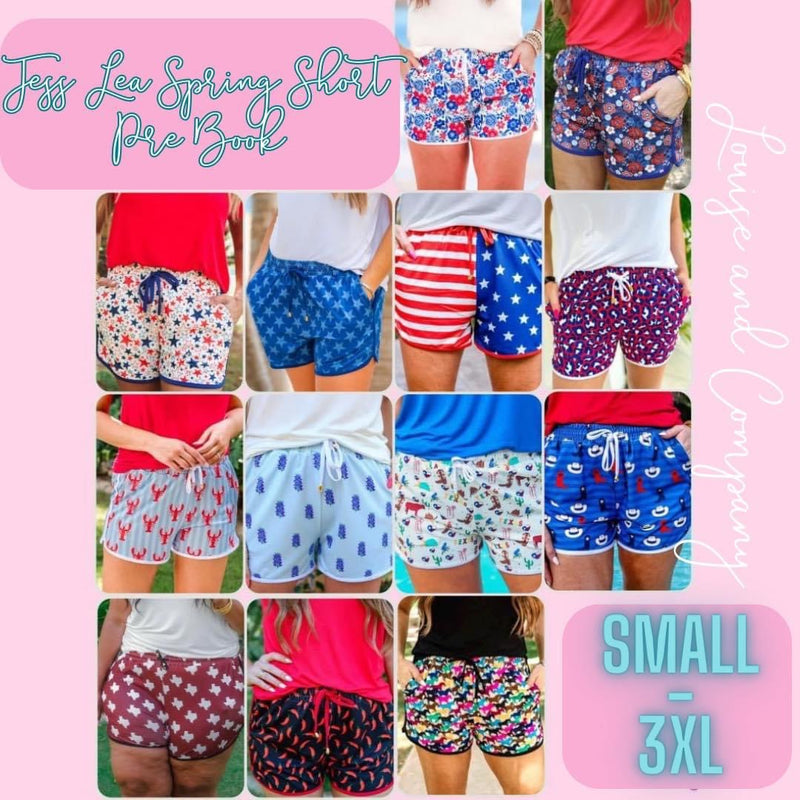 Jess Lea Every Day Shorts - Pre Order