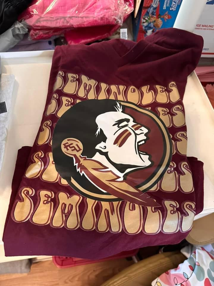 FSU Vneck tee