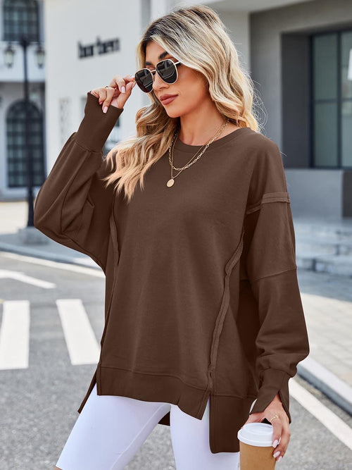 Exposed Seam Oversized top - Pre Order