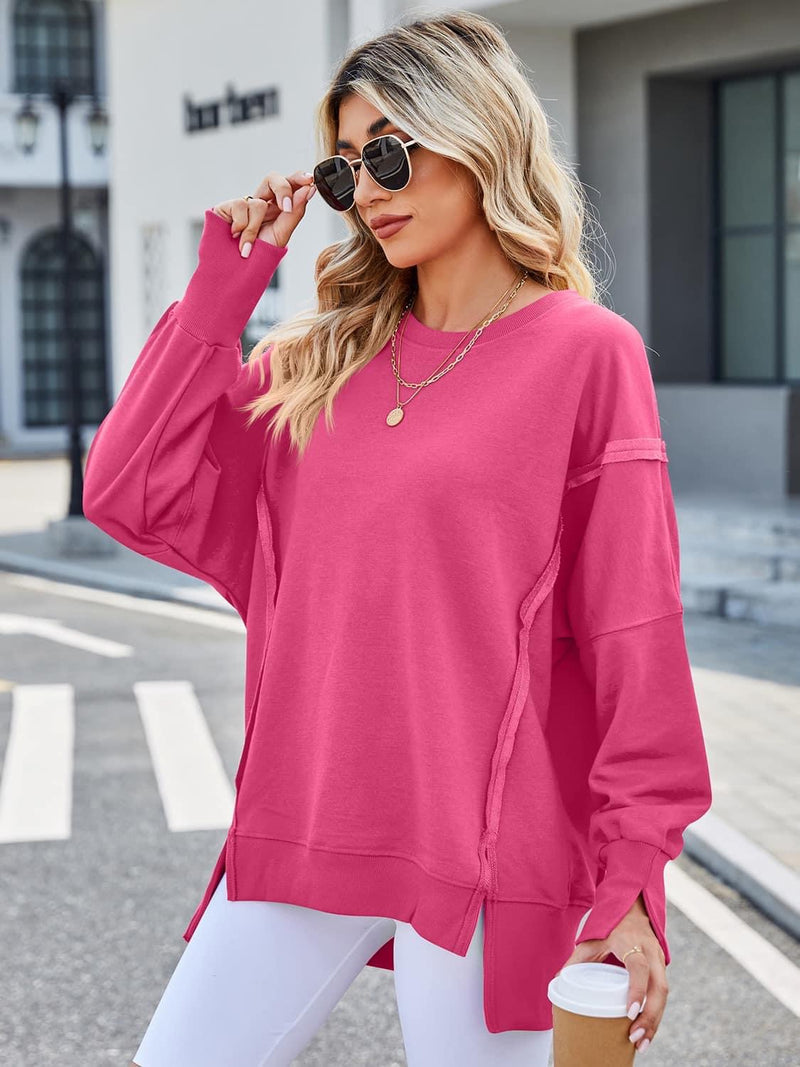 Exposed Seam Oversized top - Pre Order