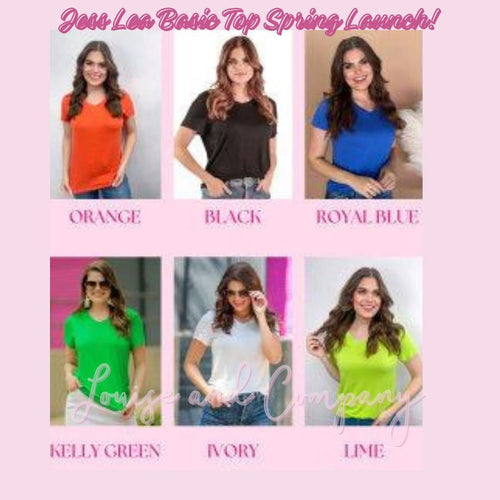 Jess Lea Basic Top - Pre Order