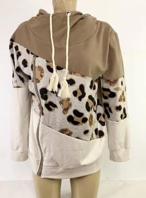 Friday the 13th sale - Medium Leopard Pullover