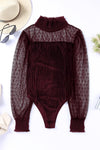 Ribbed Sheer Bodysuit - Pre Order