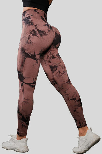 Printed High Waist Active Leggings