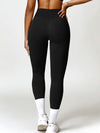 Twisted High Waist Active Pants with Pockets