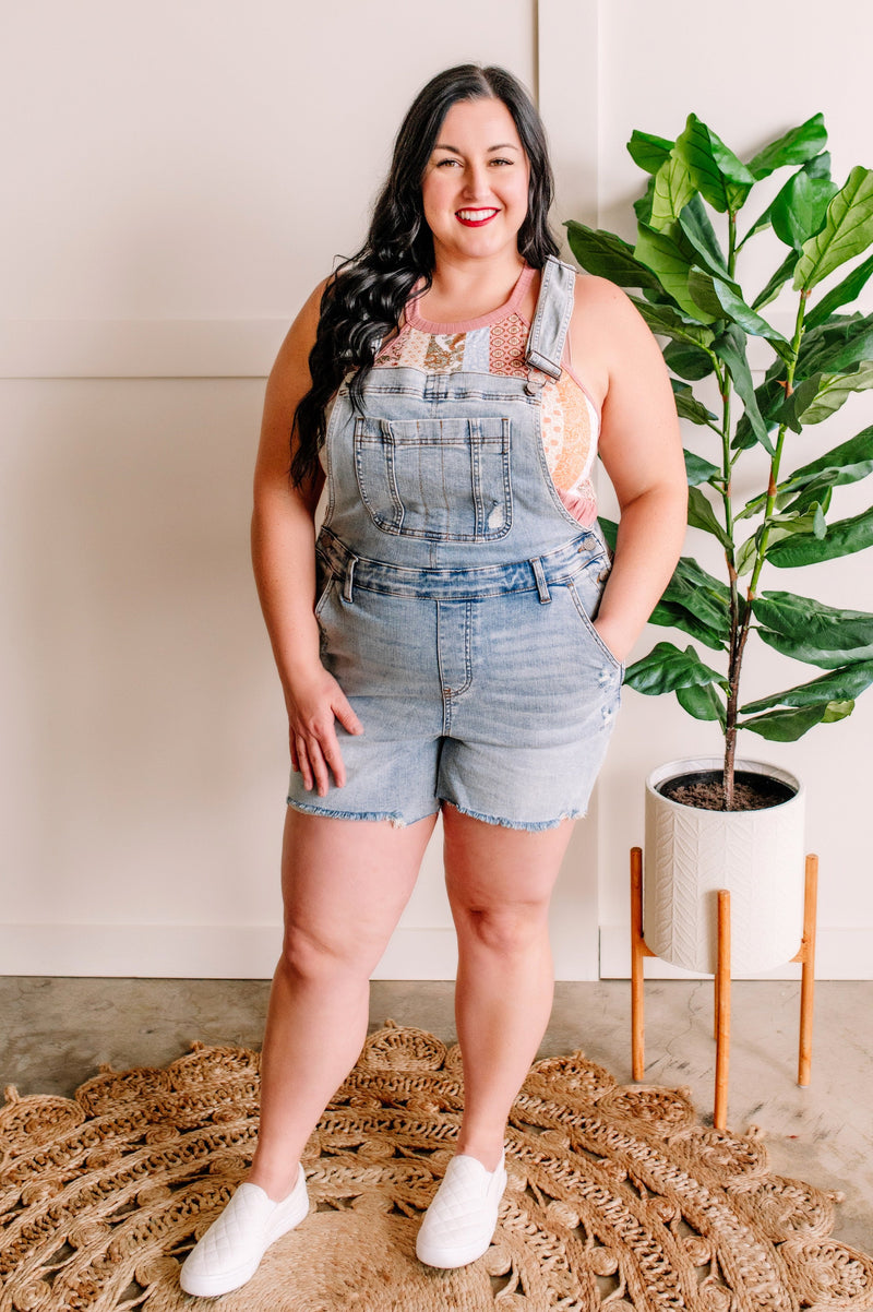 Overall Shorts By Judy Blue