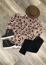 Casual Leopard Influencer Long Sleeve
