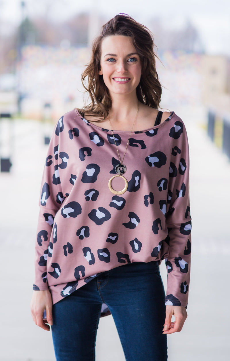 Casual Leopard Influencer Long Sleeve