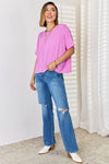 Zenana Full Size Round Neck Short Sleeve T-Shirt