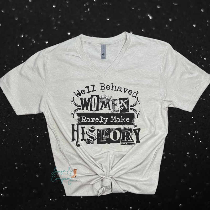 Well Behaved Women Glam Tee - Pre Order